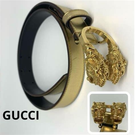 gucci double tiger head belt|gucci tiger head belt kit.